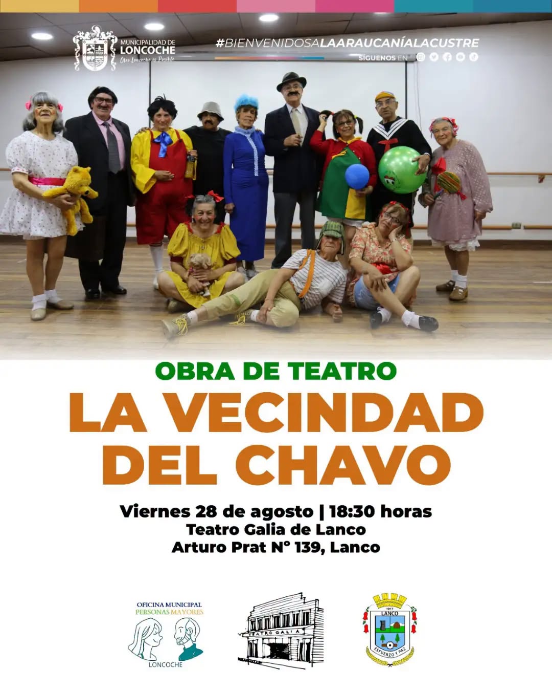 En este momento estás viendo PRESENTACIÓN TEATRAL DE PERSONAS MAYORES EN LANCO