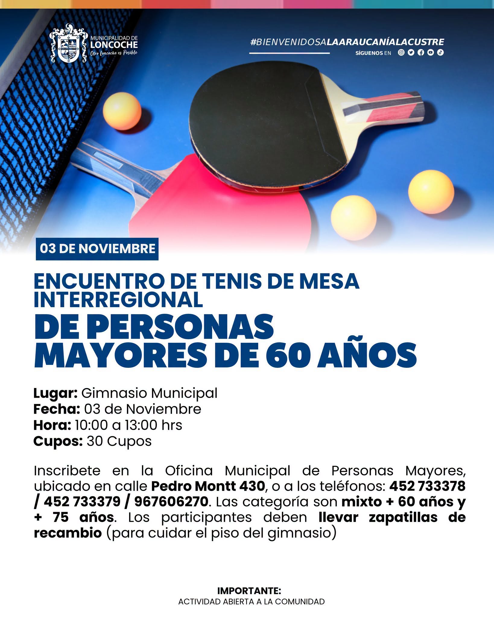 En este momento estás viendo ENCUENTRO DEPORTIVO PARA PERSONAS MAYORES DE LONCOCHE